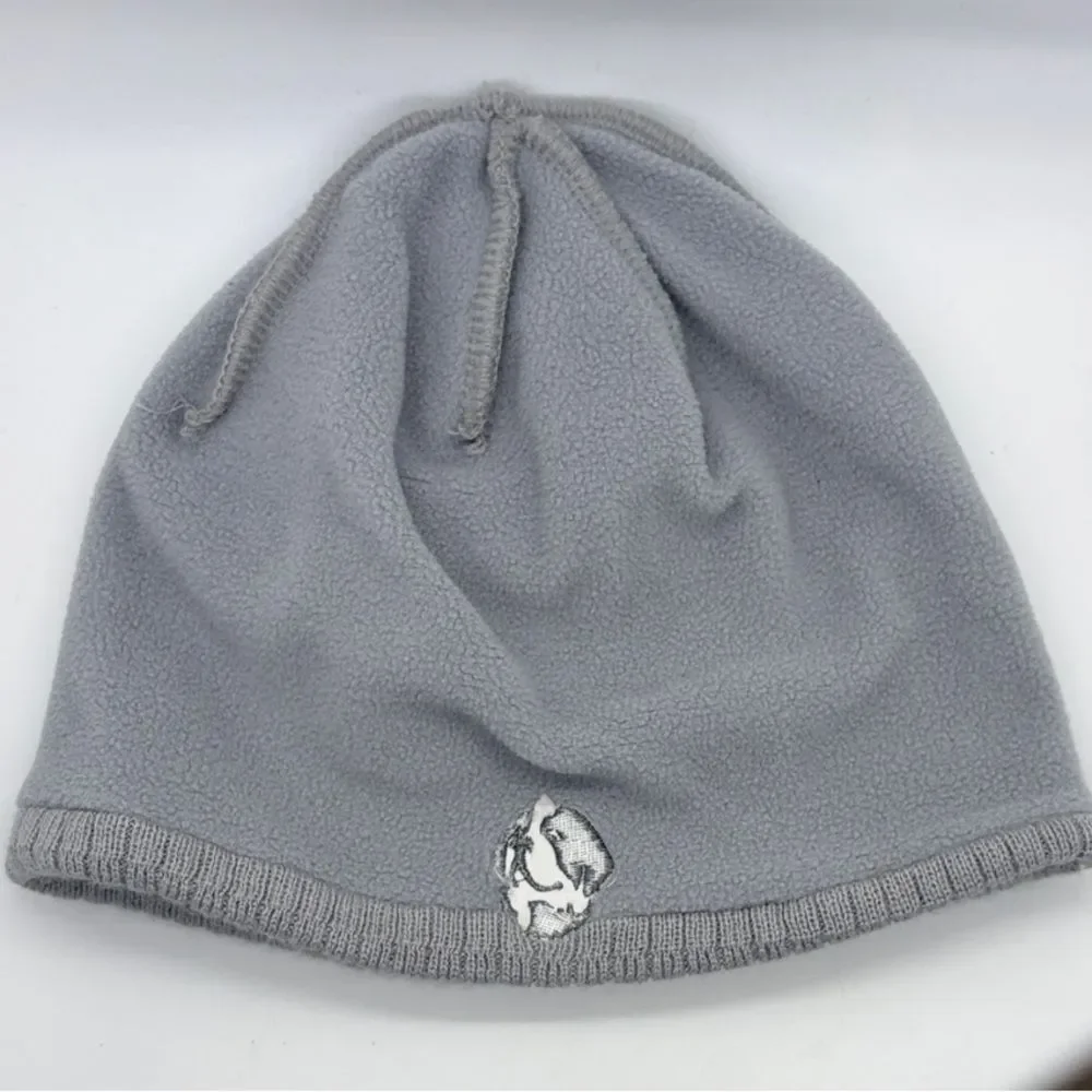 New Era Gray Knit Fleece Lined Mens Beanie
